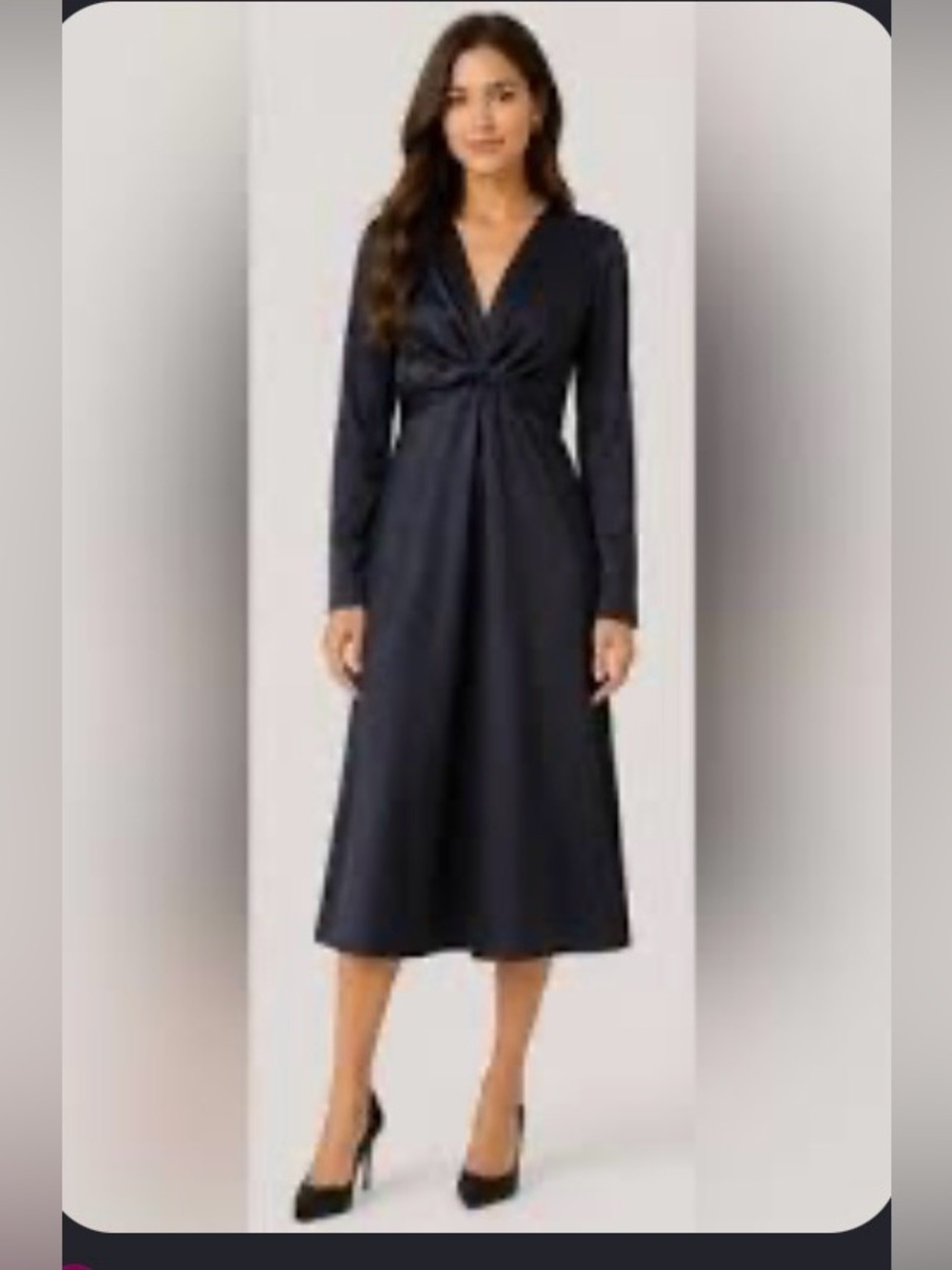 Maggie London - twist front dress Size 8